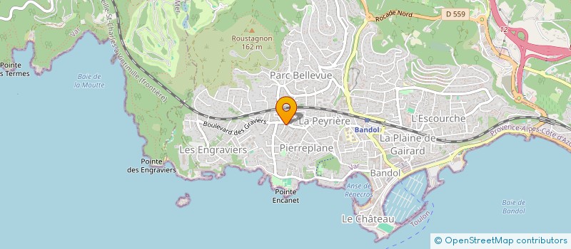 localisation de l'entreprise FDJ  BANDOL