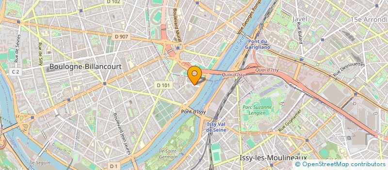 localisation de l'entreprise FDJ GAMING SOLUTIONS à BOULOGNE-BILLANCOURT