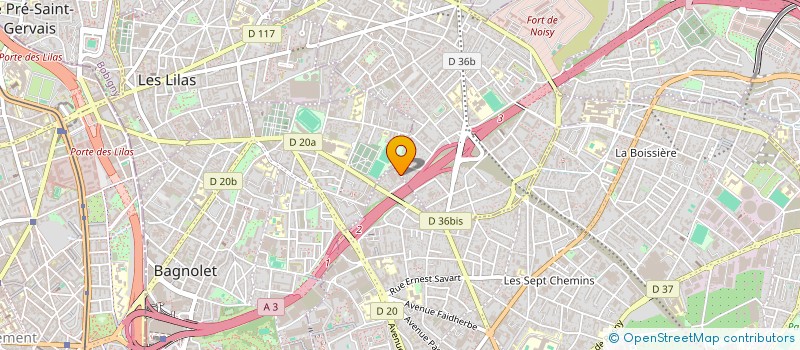localisation de l'entreprise FDJ PROJECT à MONTREUIL