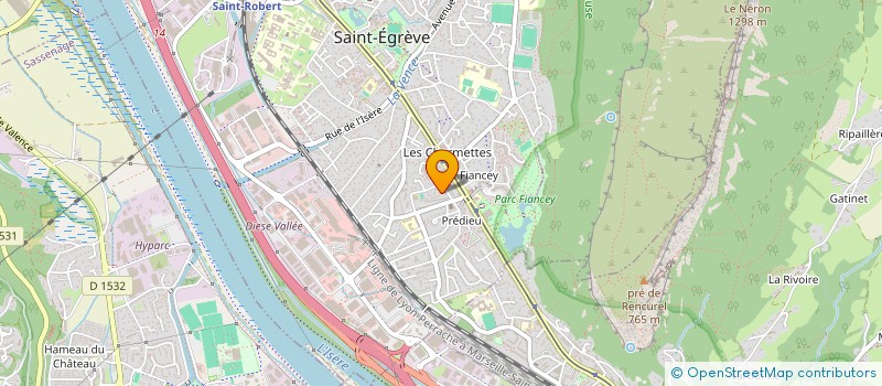 localisation de l'entreprise FDJA  SAINT-EGREVE