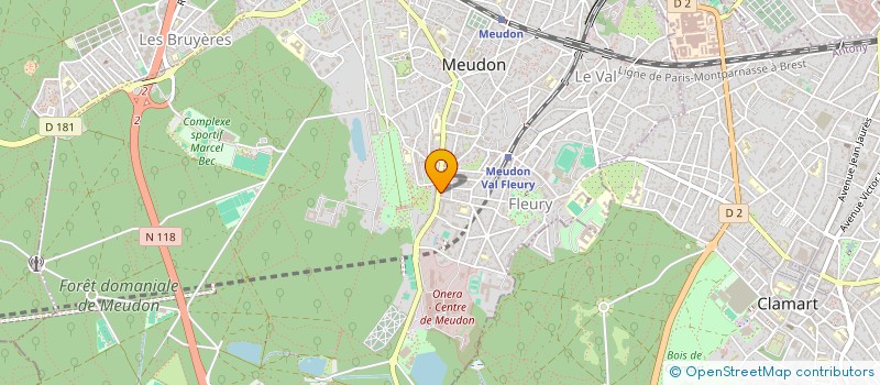 localisation de l'entreprise FDK FAMILY à MEUDON