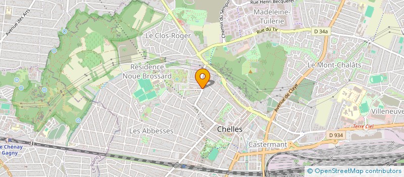 localisation de l'entreprise FDK MOQUETTE  CHELLES