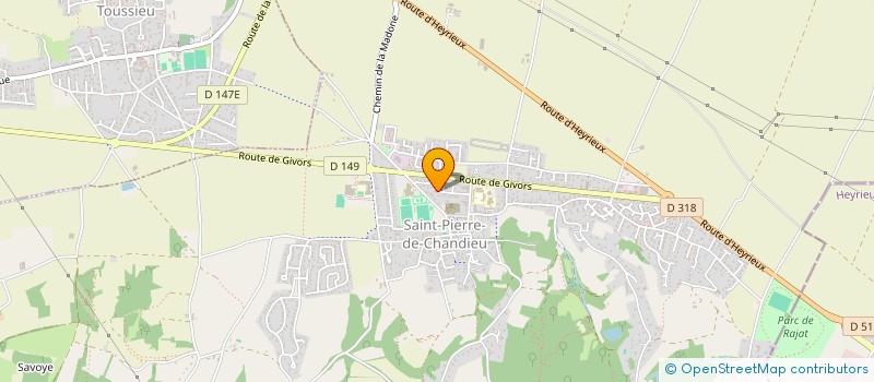 localisation de l'entreprise FDL  SAINT-PIERRE-DE-CHANDIEU