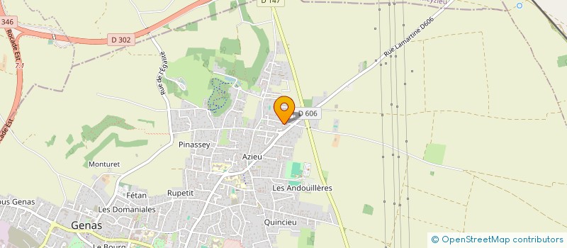 localisation de l'entreprise FDL  GENAS