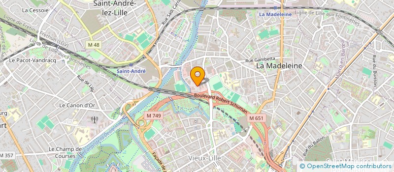 localisation de l'entreprise FDL DEVELOPPEMENT à LA MADELEINE