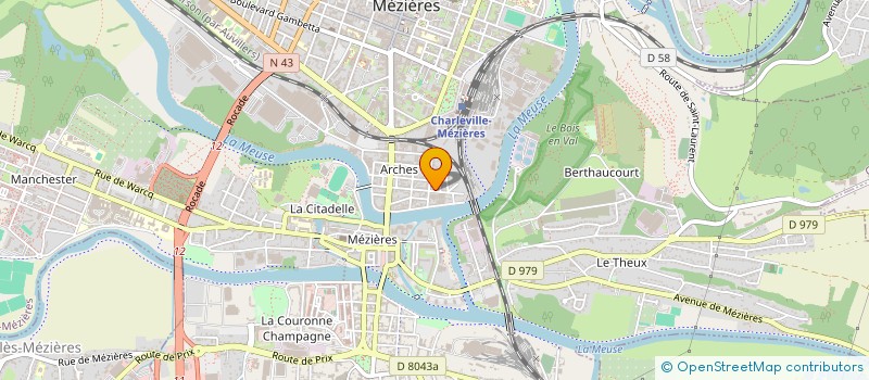 localisation de l'entreprise FDL IMMO à CHARLEVILLE-MEZIERES