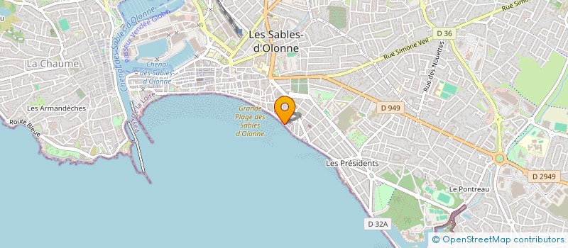 localisation de l'entreprise FDLC à LES SABLES-D'OLONNE