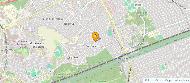 localisation de l'entreprise FDLFIBRE à VILLEPINTE