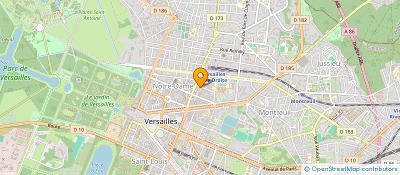 localisation de l'entreprise FDLK RICHAUD à VERSAILLES