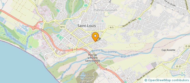 localisation de l'entreprise FDLOCATION  SAINT-LOUIS