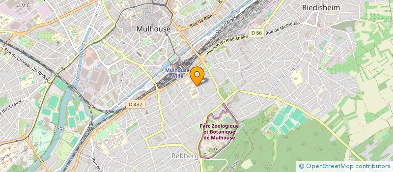 localisation de l'entreprise FDM à MULHOUSE
