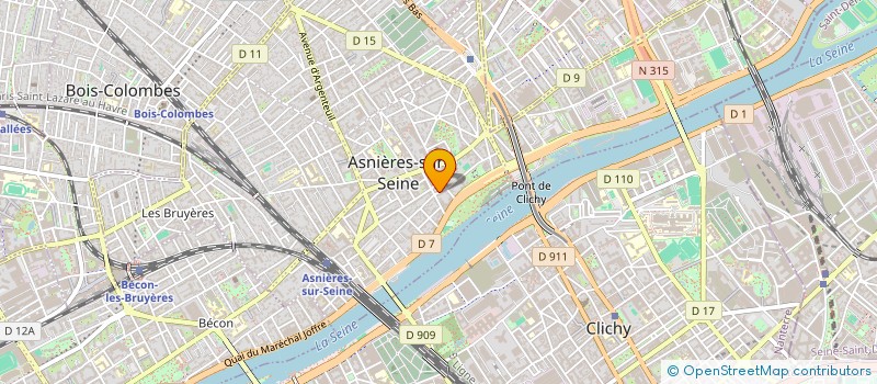 localisation de l'entreprise FDM  ASNIERES-SUR-SEINE