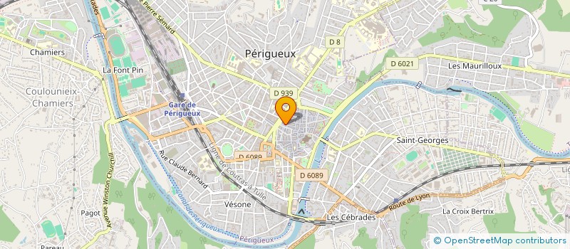 localisation de l'entreprise FDM à PERIGUEUX