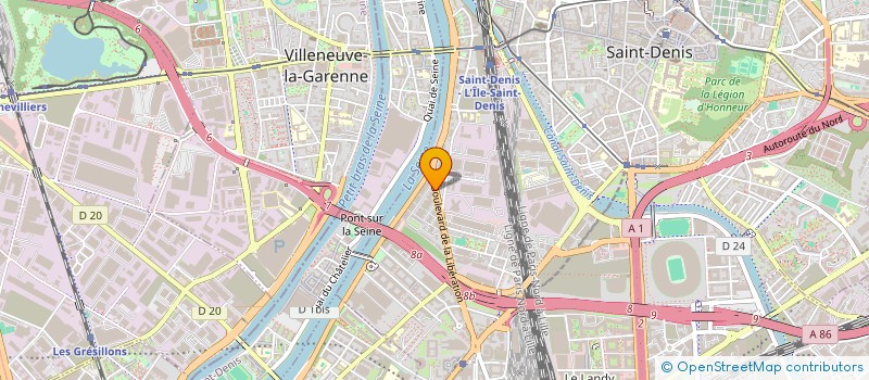 localisation de l'entreprise FDM BAT à SAINT-DENIS