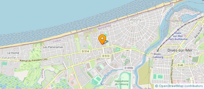 localisation de l'entreprise FDM CABOURG  CABOURG