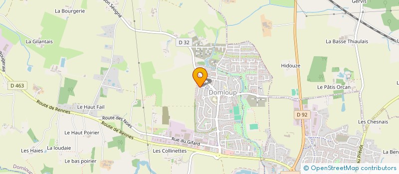 localisation de l'entreprise FDM HG  NOUVOITOU