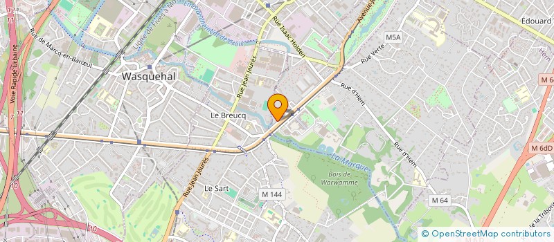 localisation de l'entreprise FDM IMMO à CROIX
