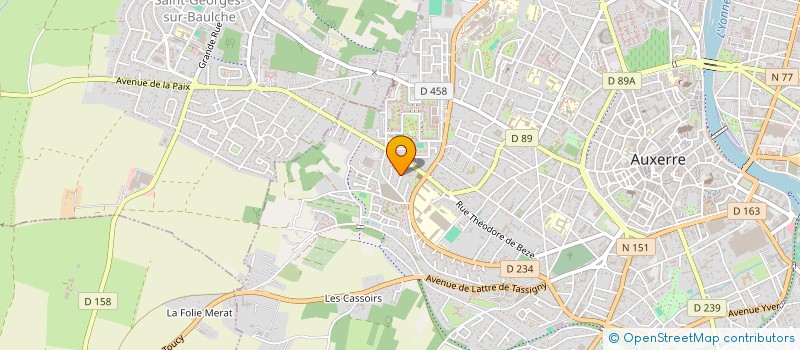 localisation de l'entreprise FDM PRODUCTION à AUXERRE