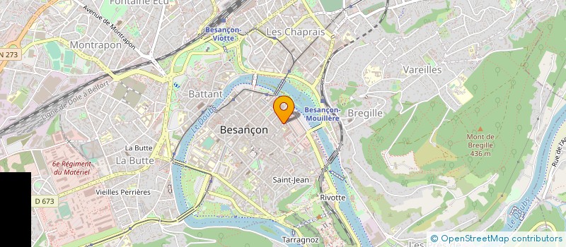localisation de l'entreprise FDMA à BESANCON