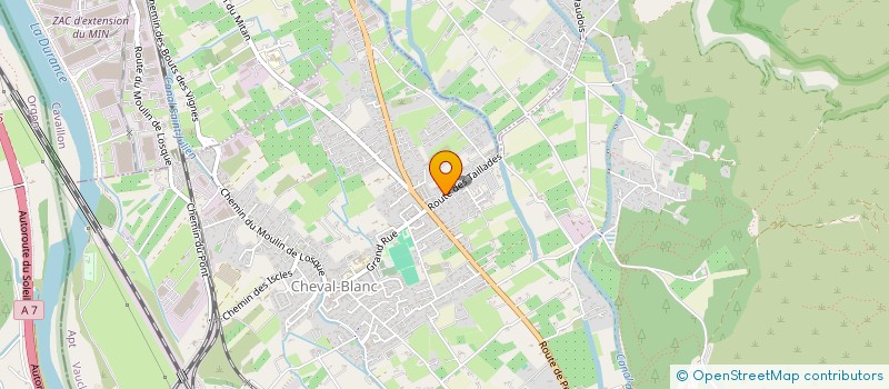 localisation de l'entreprise FDMG  CHEVAL-BLANC