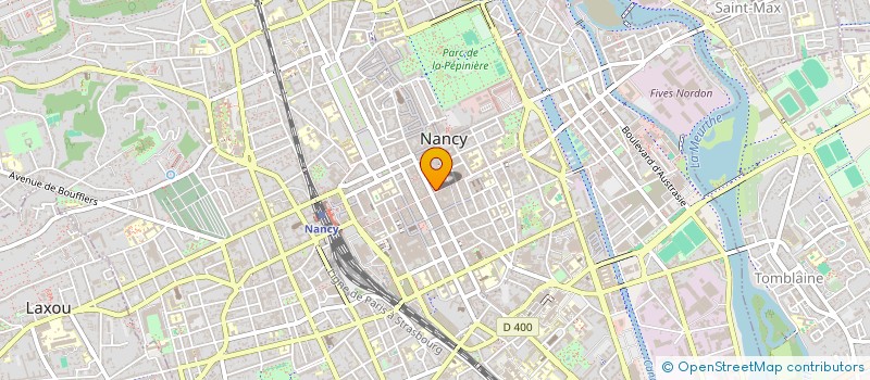 localisation de l'entreprise FDN  NANCY