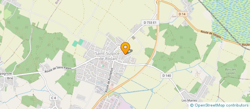 localisation de l'entreprise FDO IMMOBILIER  SAINT-SULPICE-DE-ROYAN