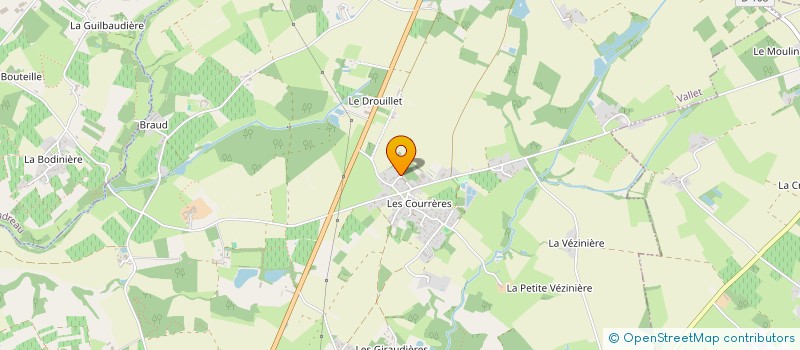 localisation de l'entreprise FDP à VALLET