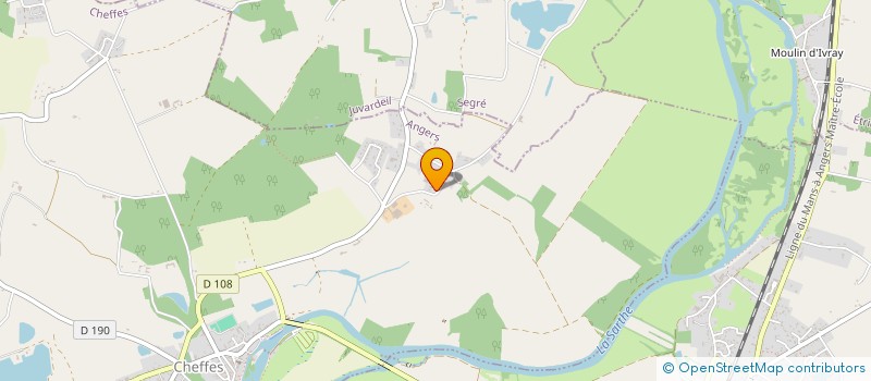 localisation de l'entreprise FDP  CHEFFES