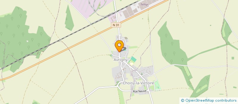 localisation de l'entreprise FDP  AVRIGNY