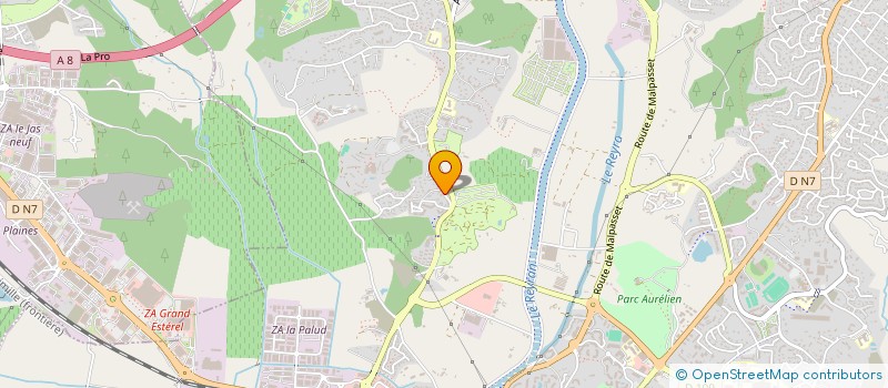 localisation de l'entreprise FDP à FREJUS