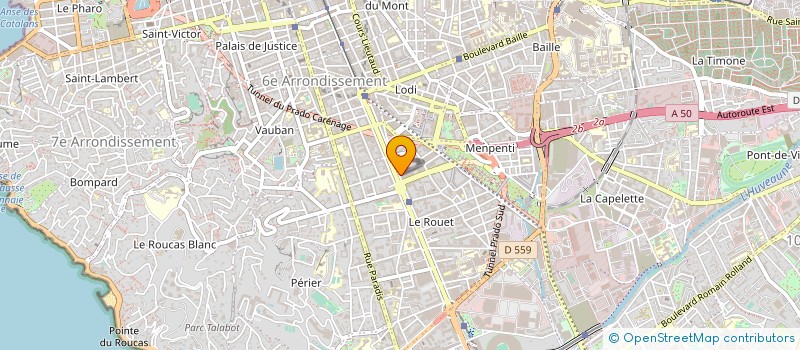localisation de l'entreprise FDP ESTHETIQUE à MARSEILLE