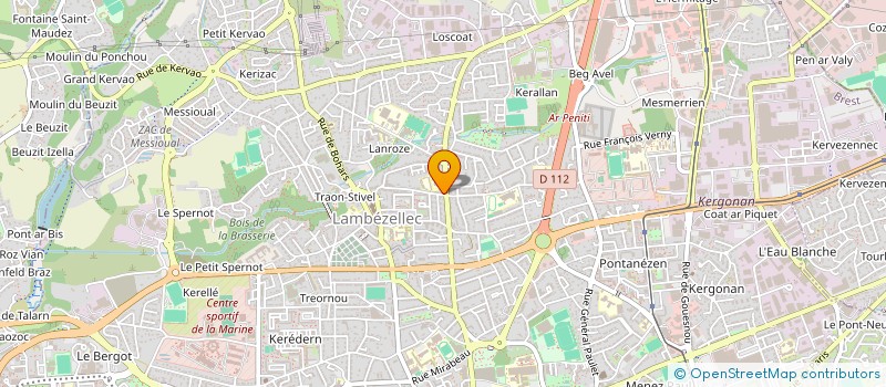 localisation de l'entreprise FDP KERMARIA à BREST