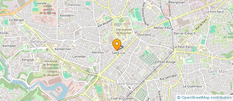 localisation de l'entreprise FDP LEON BLUM à BREST