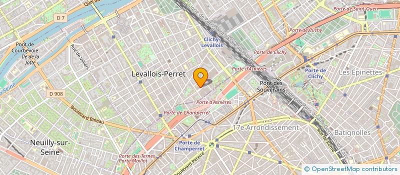 localisation de l'entreprise FDP LEVALLOIS à LEVALLOIS-PERRET