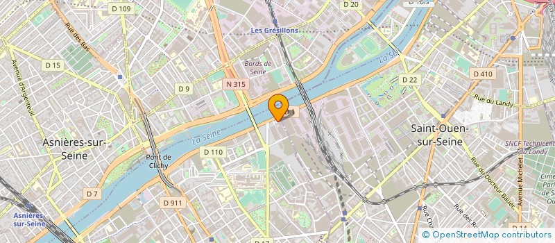 localisation de l'entreprise FDPA à CLICHY