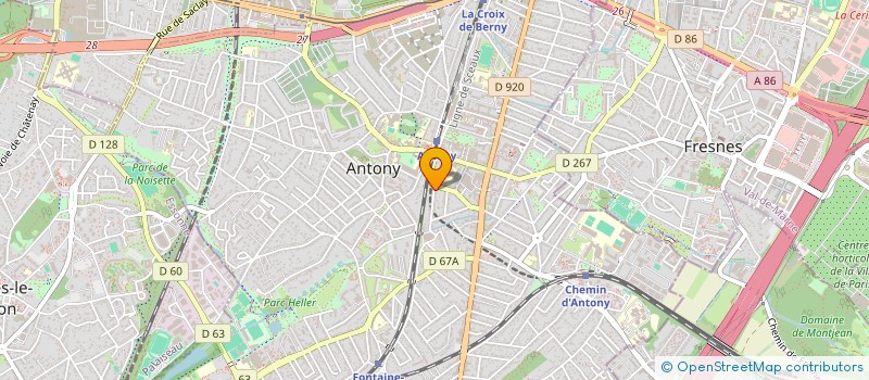 localisation de l'entreprise FDPM à ANTONY