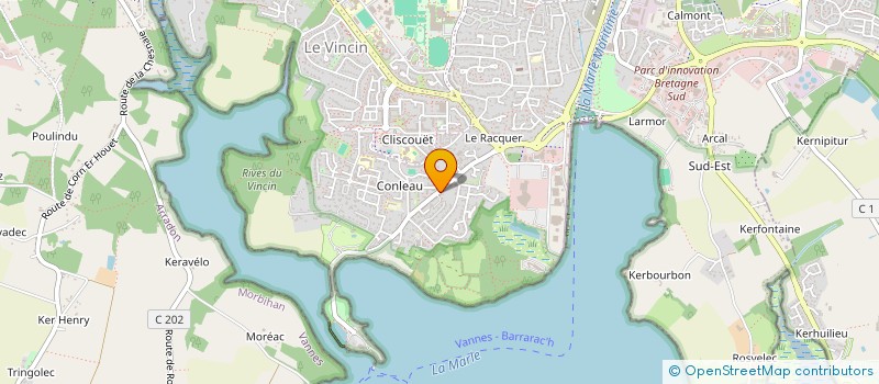 localisation de l'entreprise FDR à VANNES