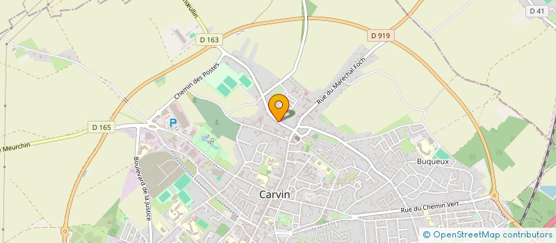 localisation de l'entreprise FDR  CARVIN