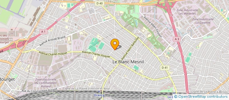 localisation de l'entreprise FDR à LE BLANC-MESNIL