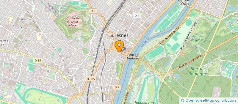 localisation de l'entreprise FDR PIZZA à SURESNES