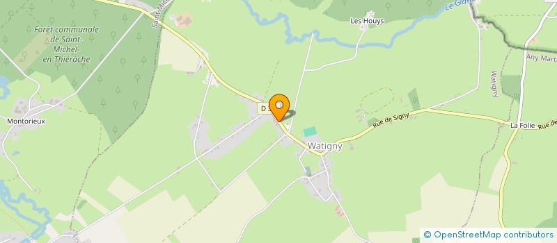 localisation de l'entreprise FDS 02  WATIGNY