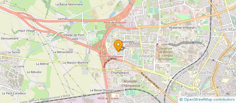 localisation de l'entreprise FDS à RENNES