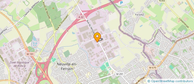 localisation de l'entreprise FDS à NEUVILLE-EN-FERRAIN