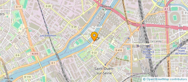 localisation de l'entreprise FDS à SAINT-OUEN-SUR-SEINE
