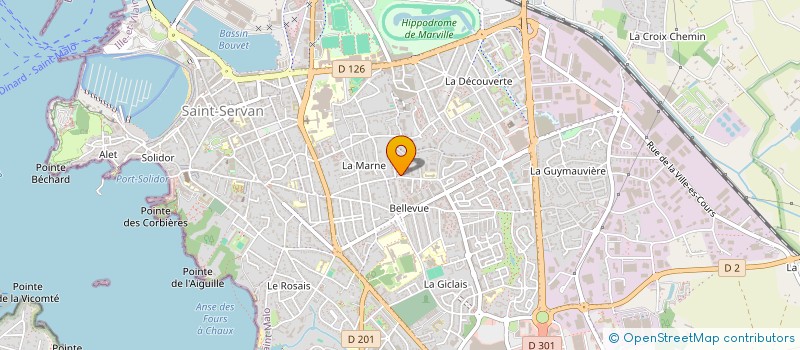 localisation de l'entreprise FDS à SAINT-MALO