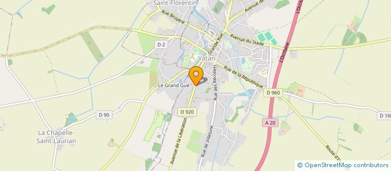 localisation de l'entreprise FDS AUTOMOBILES à VATAN