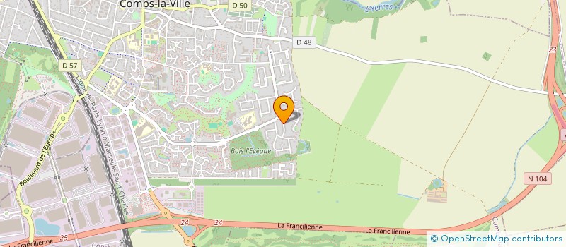 localisation de l'entreprise FDS ELEC  COMBS-LA-VILLE