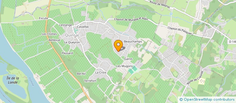 localisation de l'entreprise FDS FROID CLIM  QUINSAC