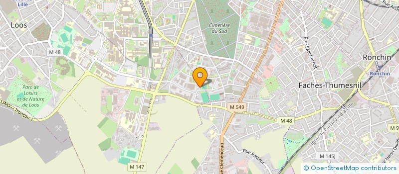 localisation de l'entreprise FDS IMMO  LOOS