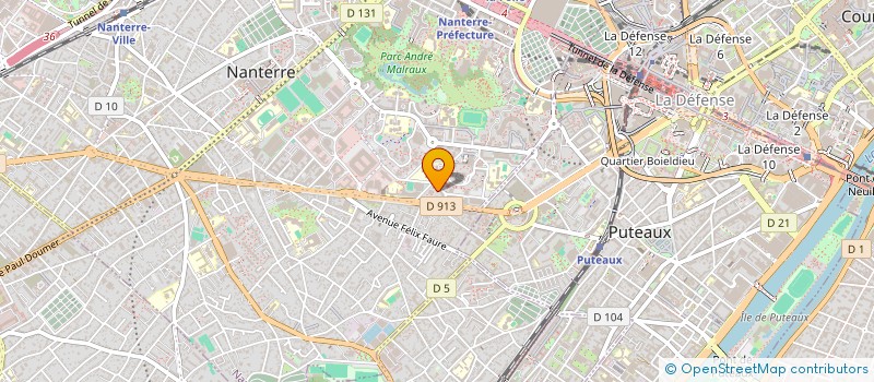 localisation de l'entreprise FDS SOFTMEDIA à NANTERRE